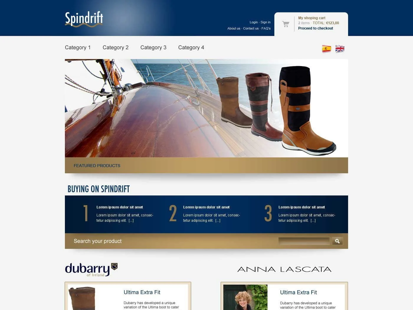 SpinDrift historical website