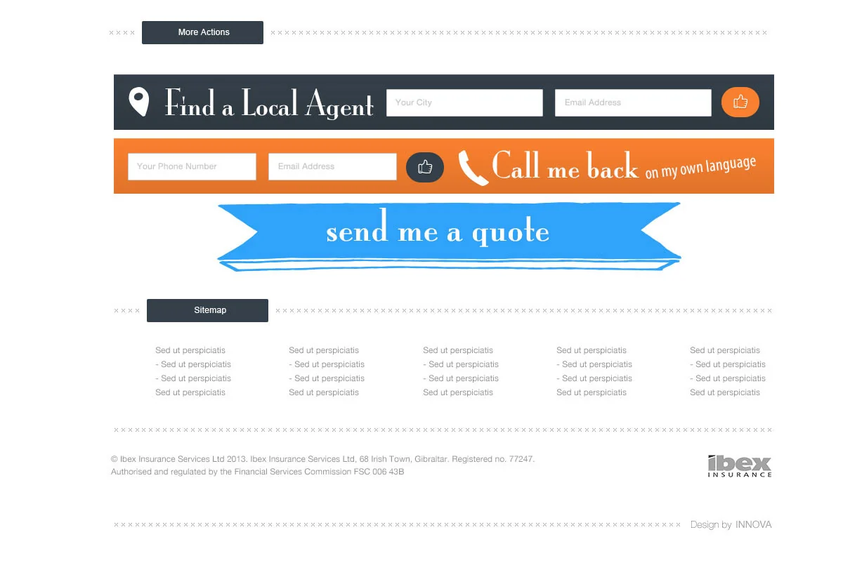 IBEX Gibraltar — archived project screen 2