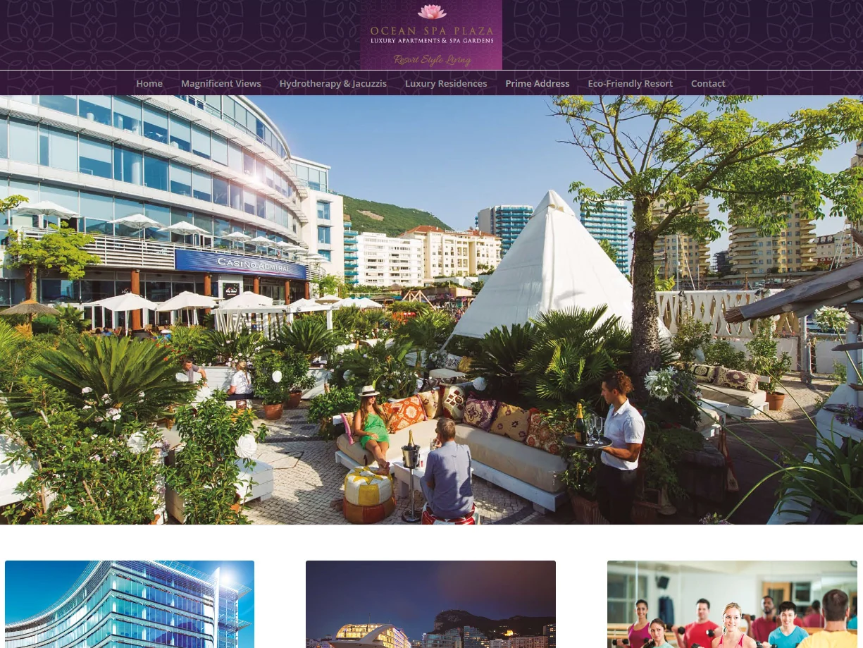 Ocean Spa Plaza — archived project screen 4