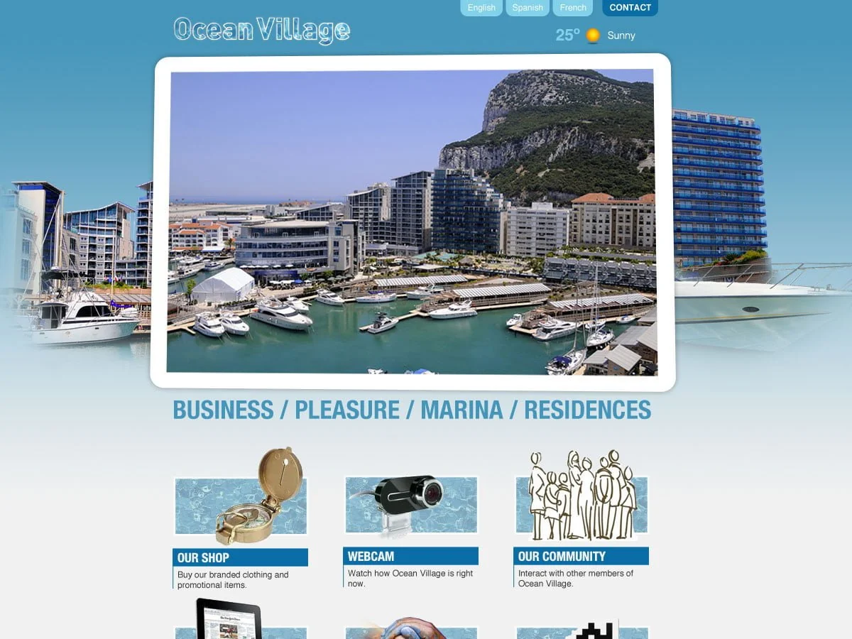 Ocean Village — archived project screen 2