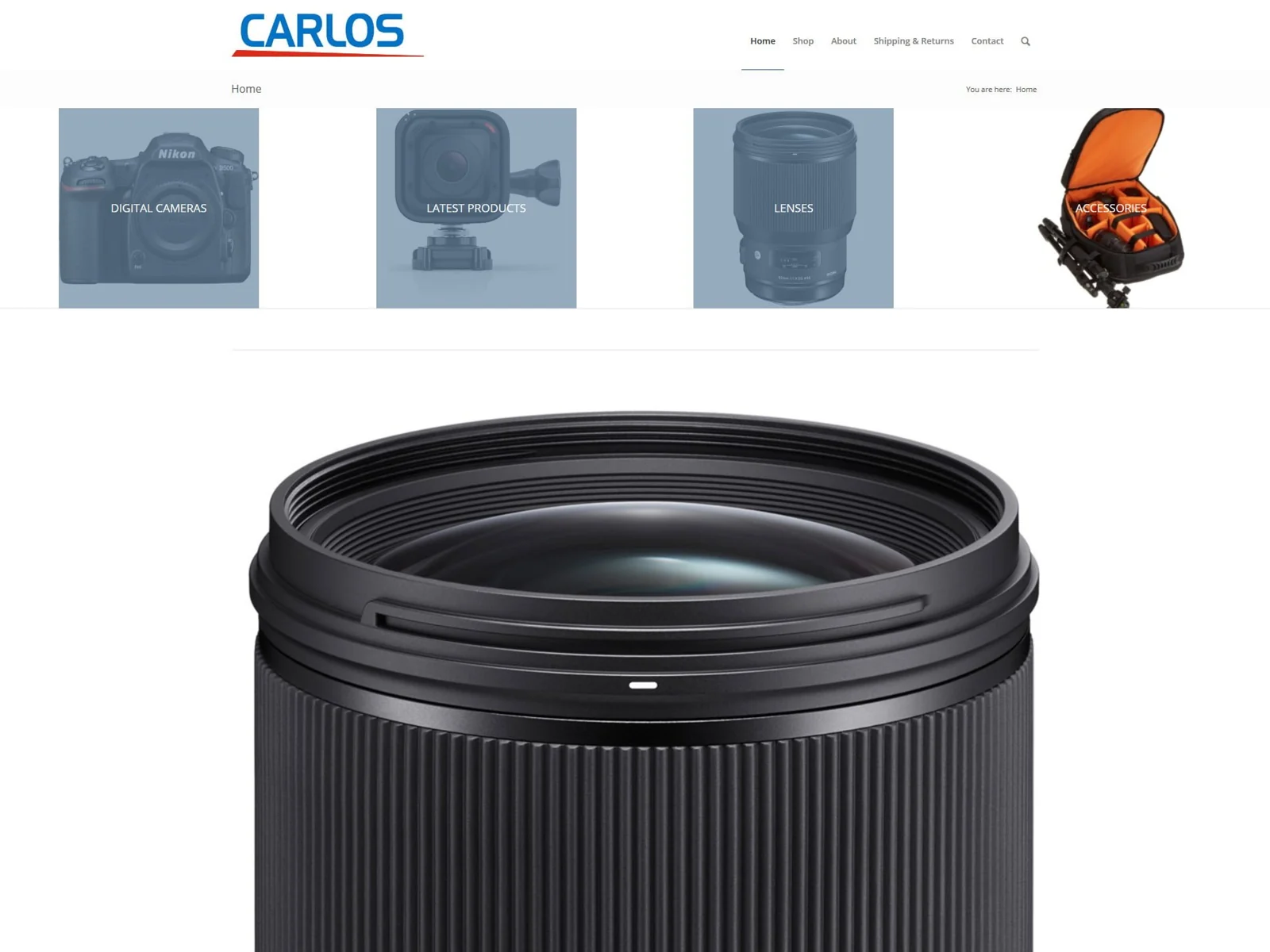 Carlos Gibraltar historical website