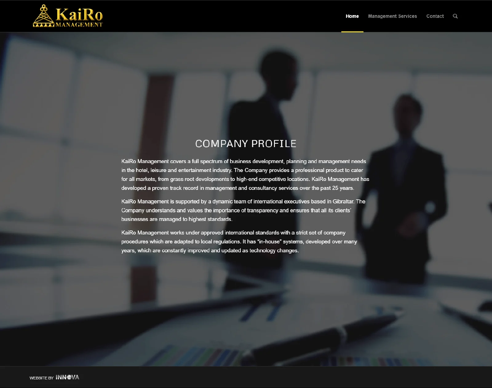 KaiRo Management historical website