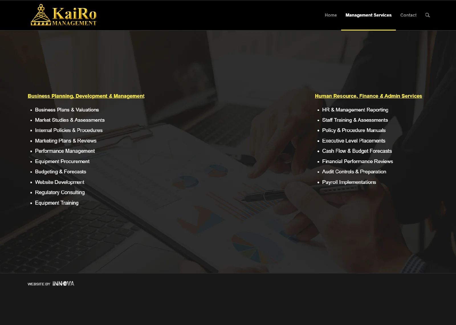 KaiRo Management — archived project screen 2