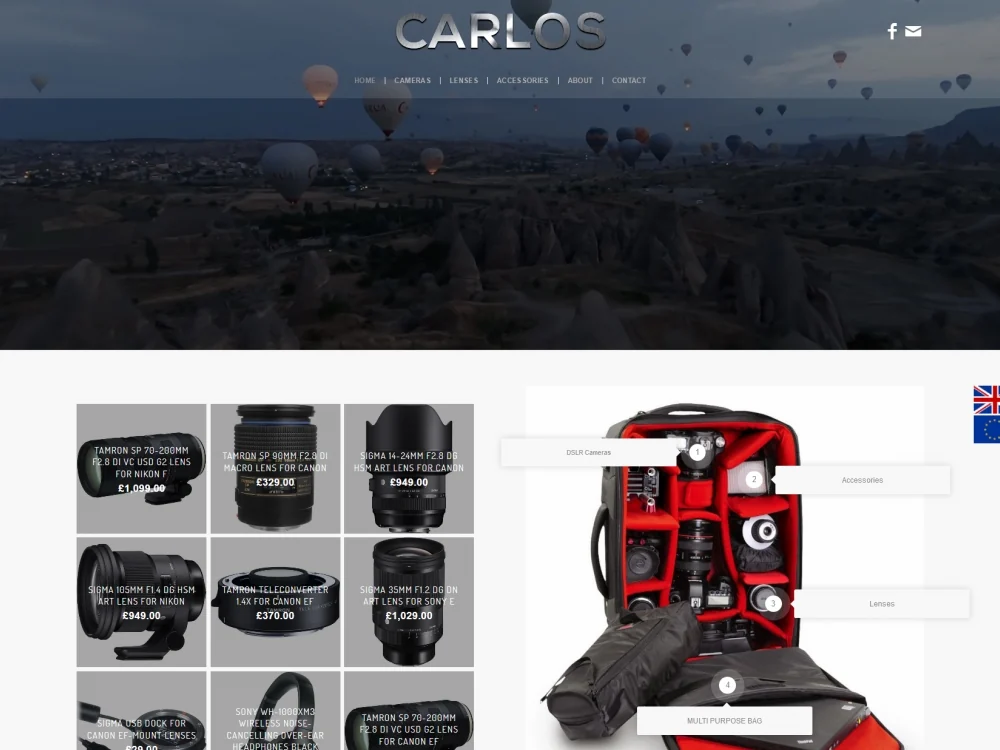 Carlos Gibraltar — archived project screen 3