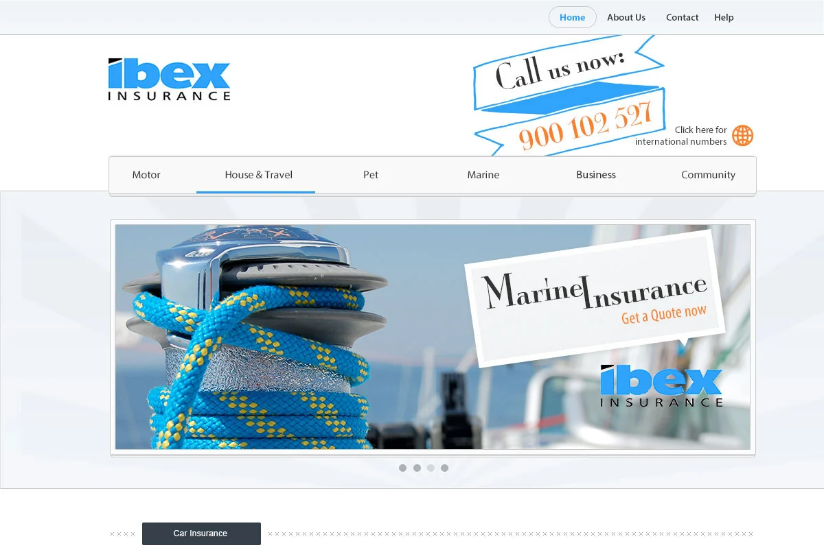 IBEX Gibraltar — archived project screen 3