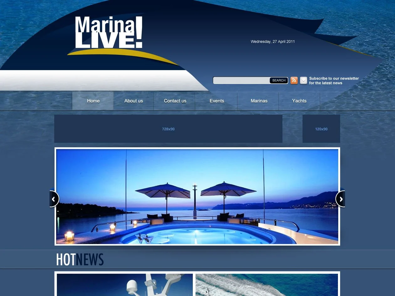 Marina Live historical website