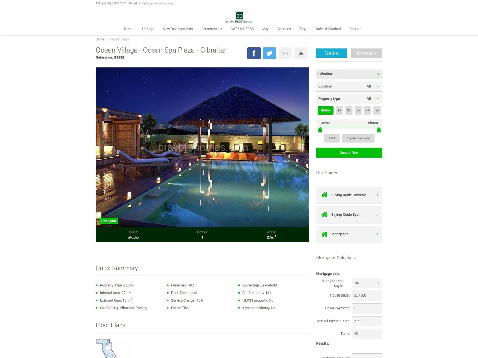 Bray Properties — archived project screen 2
