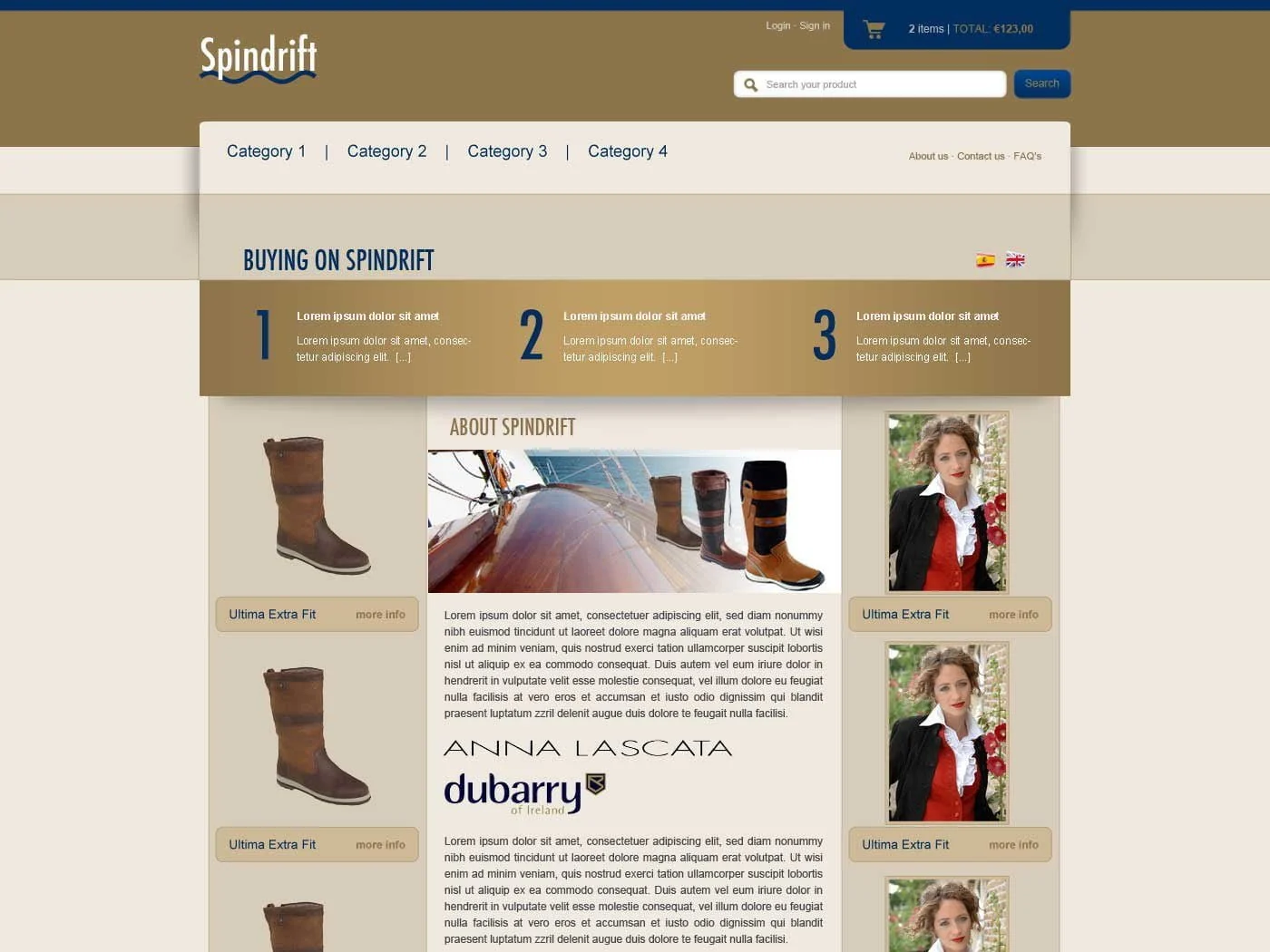 SpinDrift — archived project screen 3