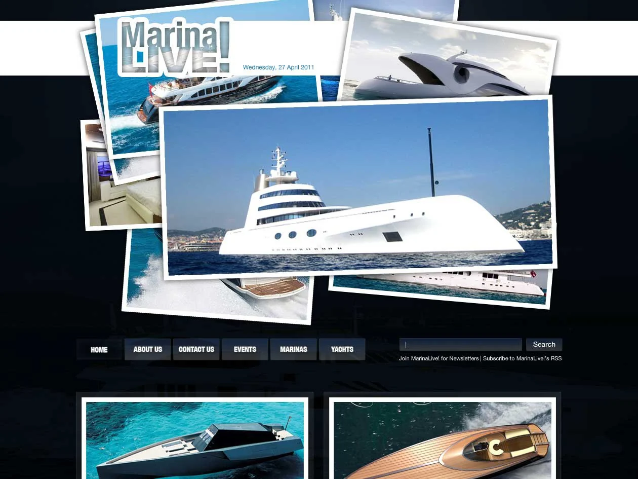 Marina Live — archived project screen 5