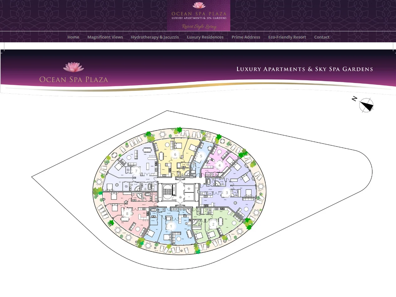 Ocean Spa Plaza — archived project screen 5