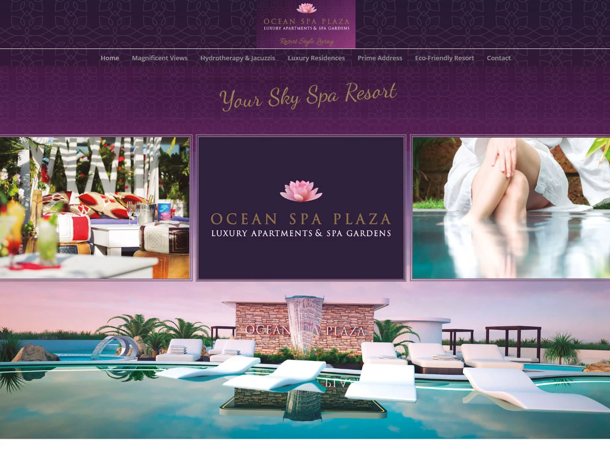 Ocean Spa Plaza — archived project screen 2