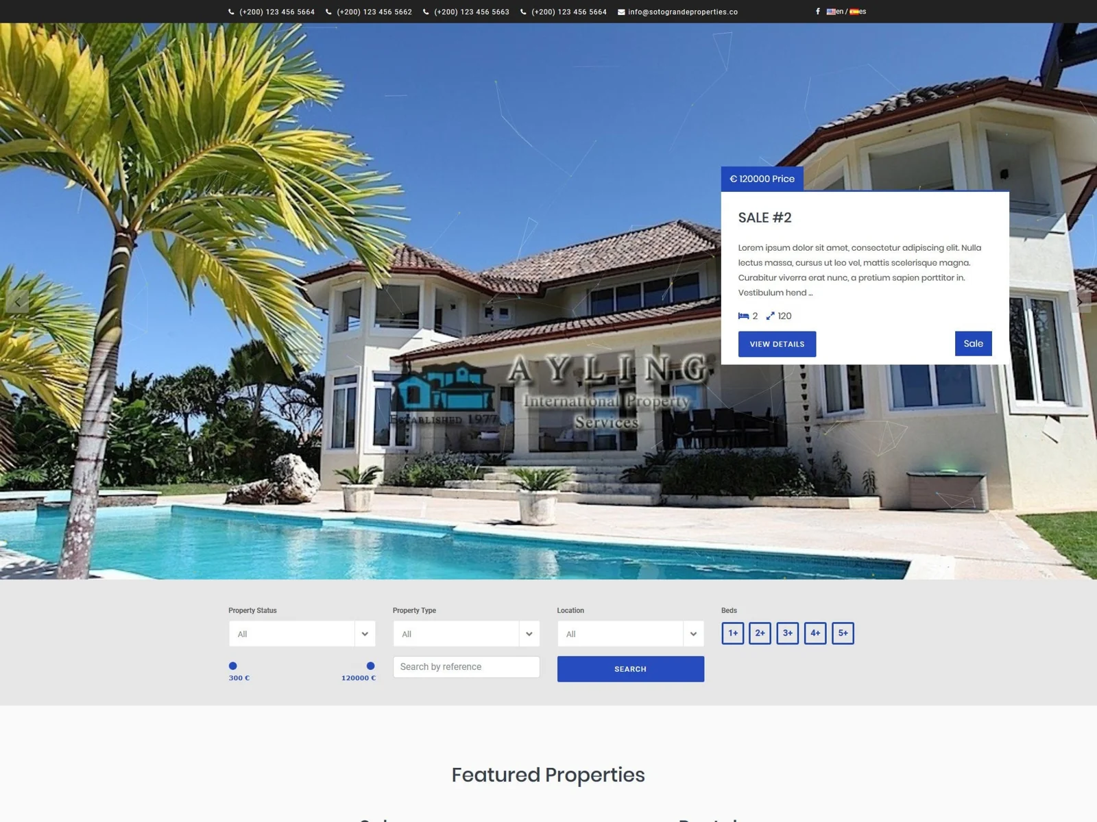 Sotogrande Properties historical website