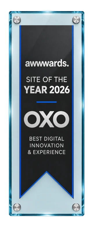 OXO award plaque